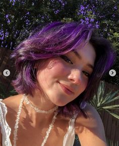 Short Purple Hair, Best Haircuts For Women, Dyed Hair Purple, Violet Hair, Best Haircuts