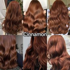 Highlights Auburn Hair Caramel, Cinnamon Auburn Hair Color, Highlights For Wavy Hair, Cinnamon Color Hair, Blue Red Hair, Brown Hair Aesthetic, Cinnamon Brown Hair, Brown Auburn Hair, Cinnamon Hair Colors