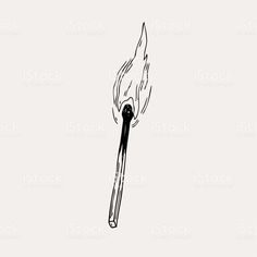 Matches Drawing, Match Drawing, Match Illustration, Match Draw, Kunst Tattoos, Tattoo Graphic