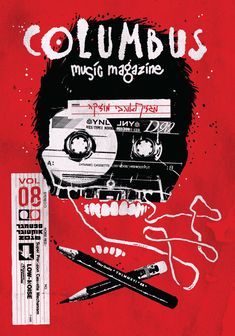 the poster for columbs music magazine