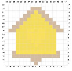 an image of a yellow and brown pixellated pattern with numbers in the middle, which are