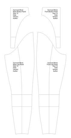 the front and back view of an uncutted sewing pattern, with instructions for how to