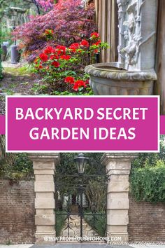 Backyard Secret Garden Ideas Build A Secret Garden, How To Create A Secret Garden, Easy Backyard Landscaping, Privacy Landscaping Backyard, Budget Landscaping, Landscaping Trees, Hidden Garden, Easy Backyard, Covered Garden