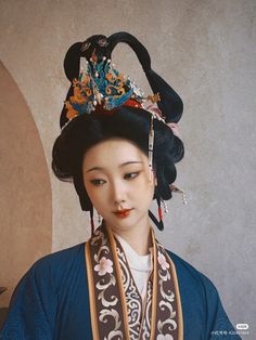 Traditional Asian Hairstyles, Period Outfit, Hair Reference