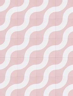 an abstract pink and white background with wavy lines