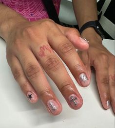 Short Nails Men Design, Guy Nail Designs Simple, Manicure Design Ideas Men, Male Gel Manicure, Manicure Nail Designs Men, Nails For Guys Simple, Gel Nail Designs Men, Guy Manicure Designs