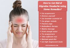 Wondering about how to get rid of #migraine  headache without medicines? Check these amazing home remedies for migraine headache that works magically. #migrainerelief #migraineremedies Natural Remedies For Migraine Headaches, Get Rid Of Migraine, Yoga For Migraines Headache Relief, Herbs For Migraines Headache Relief, Excedrin Migraine, Menstrual Migraines, Getting Rid Of Headaches