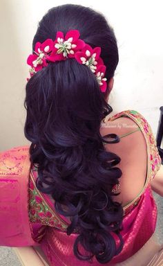 Wedding Makeup Bronze, Reception Hairstyle, Makeup Bronze, Reception Hairstyles, Bridal Hair Decorations, Bridal Hairstyle Indian Wedding, Bridal Hairdo