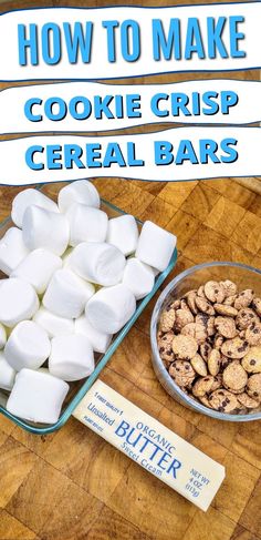 how to make cookie crisp cereal bars with marshmallows