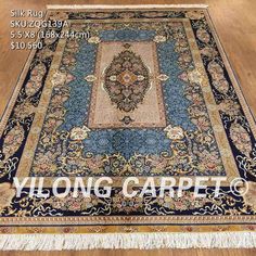 Blue Hand Knotted Silk Carpet Hand Knitted Silk Rug for Sale  Materials: Silk Technology: Hand Knotted   Design: Flower, Birds, four season, and hunting  Fit for: bedroom, living room, dining area, hallway, porch, office etc. … Email: alice@yilongcarpet.com   WhatsApp/Tel/Wechat: +86 156 3892 7921   #persiansilkrug #handmadesilkrug #orientalrugshandknotted Fixer Upper Living Rooms