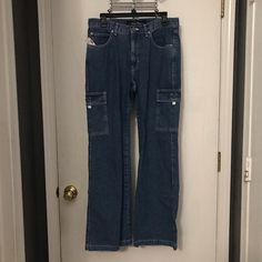 Cargo Jeans Blue Cargo Jeans, Cargo Jeans, Jeans Color, Colored Jeans, Blue Jeans, Color Blue, Women Jeans, Pants, Women Shopping