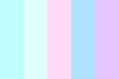 a pastel color palette with different shades