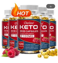 Daitea Fat Burning Weight Loss Keto Softgels - Helps with better body calorie breakdown, weight management and health Better Body, Low Carbohydrates, Weight Management, Ketogenic Diet, Health And Wellness, Vitamins, Health