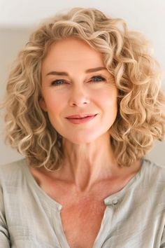 33 Classy Bob Haircuts for Women Over 50 to Try - The Hairstyle Edit Layered Bob Hairstyles For Fine Hair, Short Permed Hair, Short Wavy Haircuts, Trendy Bob, Trendy Bob Hairstyles, Messy Bob Hairstyles, Medium Hair Styles For Women, Haircuts For Medium Length Hair, Haircuts For Women Over 50