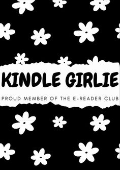 the kindle girlie logo on a black and white background