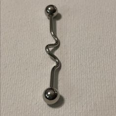 Surgical Stainless Steel Double Piercing Industrial Bar. 14 Gauge. Length- 2 Inches. Cute Industrial Piercing Jewelry, Cute Industrial Piercing, Industrial Bar Piercing, Ear Piercings Industrial, Piercing Industrial, Industrial Piercing Jewelry, Wooden Bangle Bracelet, Unique Dangle Earrings, Fossil Watches Women