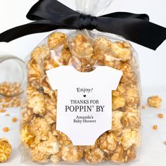 Baby Shower Thanks for Popping By Favor Labels About To Pop Popcorn, Popcorn Baby Shower Favors, Popcorn Labels, Baby Shower Popcorn, Baby Shower Gift Favors, Popcorn Favor, About To Pop, Popcorn Favors, Personalized Baby Shower Favors