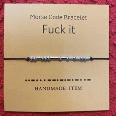 Bracelet Project Meaning, Mores Code Bracelets, Code Bracelets