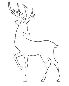 Paper Christmas Decorations Diy Simple, Christmas Sketch Ideas Creative, Christmas Outlines Templates, Christmas Cutouts Templates, Christmas Things To Draw, Christmas Scroll Saw Patterns, Diy Christmas Decorations For Outside, Deer Crafts, 2024 Ornaments