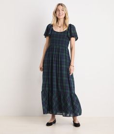 With flirty flutter-sleeves, soft cotton/modal fabric and smocked details, this ultra-flattering maxi is a perfect pick for any occasion. Missionary Dresses, Womens Flannel Pajamas, Strappy Maxi Dress, Button Outfit, Flannel Women, Modal Fabric, Smocked Dress, Midi Dress With Sleeves, Maxi Dress With Sleeves