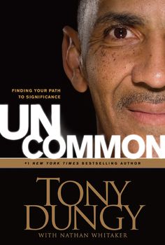 a book cover with an older man's face and the title, un common