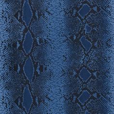 a blue and black snake skin textured upholstered fabric with an interesting pattern