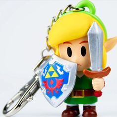 Nintendo E3 2019 Link's Links Awakening Promo Promotional Keychain Key Chain Legend Of Zelda Loz Video Games Gaming Gamer #Nintendo #Legendofzelda #E3 #Gaming #Videogames Links Awakening Link, Legend Of Zelda, Key Chain, Nintendo, Video Games, Zelda, Gaming, Man Shop, Key