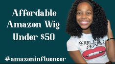 An African American girl with a headband wig from Amazon. On the photo she stated the wig is under $50 Amazon Wig, Wig Review, Amazon Influencer, Amazon Store, Protective Styles, Do More, Influencer, Snapchat, 50 %