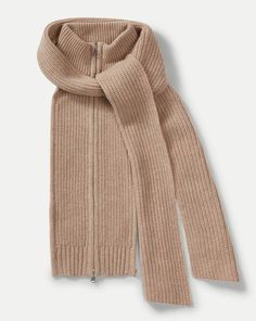 A two-in-one dickey and scarf. Spun from a luxe blend of soft cashmere and merino wool, the Dorsey is the ultimate cold-weather layer. Content + Care: 70% Merino Wool, 30% Cashmere. Dry clean only. Cashmere Scarf Women, Cashmere Hoodie, Womens Cashmere, Striped Jacket, Sweaters And Jeans, Veronica Beard, Cashmere Scarf, Designer Outfits Woman, Skirt Pants