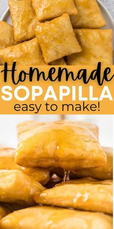 homemade sopapilla recipe is easy to make and tastes just as good as it looks