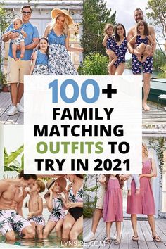 I love to match clothes with my wonderful family. This list has the best family matching outfits!!