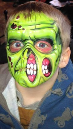 Zombie Halloween Makeup Women, Kids Zombie Face Paint, Zombie Makeup Kids Boys, Kids Zombie Makeup Boys, Zombie Face Makeup For Kids, Zombie Makeup Kids, Halloween Makeup Women