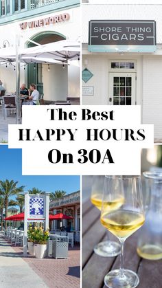 Every single one of these 30A Happy Hours is incredible. They each offer something unique that you just can't find anywhere else.  Whether you are looking for something casual and laid back, something for the whole family, or something a little more formal, 30A has it. Bachelorette Beach Weekend, Bach Bash, 30a Florida, Seaside Florida, Bachelorette Party Beach, Bridal Bachelorette Party, Beach Bachelorette