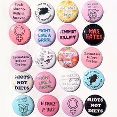 Kathleen Hanna, Feminist Pins, Feminist Af, No Bad Days, Riot Grrrl, Intersectional Feminism, Like A Girl