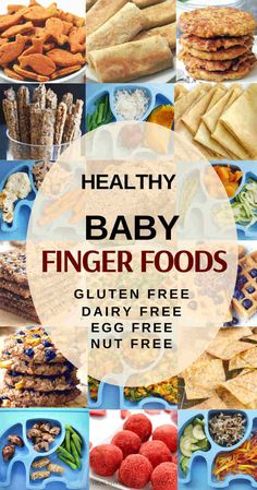 healthy baby finger foods that are gluten free and dairy free