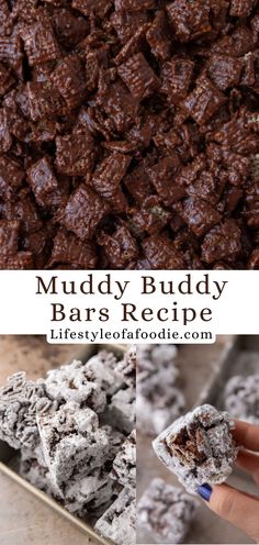 muddy buddy bars recipe with chocolate and marshmallows