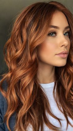 Best Hacks for Ginger Copper for Short Hair 🌈 Copper Balayage Medium Hair, Cooper And Blonde Hair Color Balayage, Brunette To Copper Balayage, Copper Hair With Blonde Balayage, Low Maintenance Copper Hair, Balayage Hair Ginger, Copper Hair With Lowlights, Copper Balayage On Black Hair, Light Copper Balayage