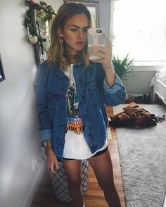 Emma Chamberlain, Summer Denim, Fire Fits, Girl Clothing, Look Vintage, Winter Clothes