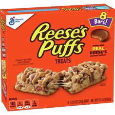 reese puffs peanut butter and cocoa cereal bars