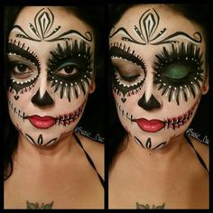 Makeup Artist Quotes, Ideas For Makeup, Makeup Party, Skull Makeup