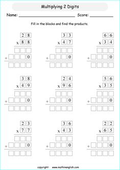 printable worksheet for adding 2 digits to the same number in one place