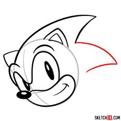 how to draw sonic from sonic the hedgehog