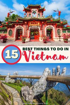 the top things to do in vietnam with text overlay