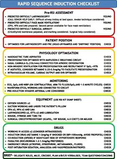 the rapid science induction checklist is shown in red, yellow and green with an arrow pointing