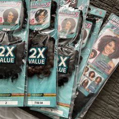 Bobbi Boss Brazilian Baton Curl 2x Crochet Braiding Hair. 6 Inch 4.5 Packs #2 ( Four Packs) 1bt30. (1pack) Brand New In Pack. 1/2 Pack Has Been Opened With A Few Strands Removed. Braiding Hair Colors, Crochet Braiding Hair, Hair Color Black, Braiding Hair, Wig Hairstyles, 2 Pack, Braided Hairstyles, Womens Hairstyles, Wigs