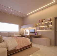 Bedroom Ideas For Small Rooms Diy, Dream Bedroom Inspiration, Beach House Bedroom, Kids Room Interior Design, Luxury Room Bedroom, Cute Diy Room Decor, Dream Apartment Decor, Dekorasi Kamar Tidur, Bedroom Setup