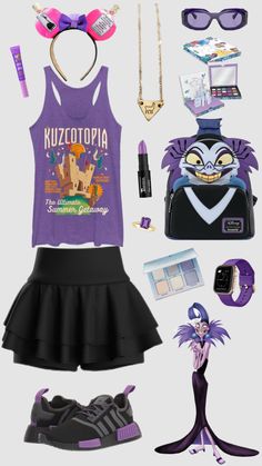 Yzma Disneybounding #disney #yzma #disneybound #emperorsnewgroove #outfitinspo Disney Outfit, Disney Outfits, Cute Outfits, Disney