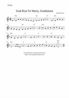 sheet music with the words god rest ve merry gentlemen