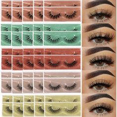 PRICES MAY VARY. [ 50 Pairs Lash 5 Styles ]: Designed by the US MUA, Fit the Eyes. It's Ideal for Makeup Artist Beginners Who Want to Take Their Lash-game to Next Level or Regular Users Who Want to Creat a More Flirty, Yet Sophisticated Look. Also Good for Wholesale and Retail etc. Brand Custom is Available. [ Lightweight and Soft ]: Made of Luxury Bionic Softer and Thinner PBT Synthetic Fibers. It Mimics the Fluffiness and Feel of Real Mink, Get the Same Styles You Love in a Vegan, Waterproof F Lash Cat Eye, Masculine Face, Lash Natural, Almond Eye Makeup, Contouring Techniques, Fake Eyelash, Short Lashes, Applying False Eyelashes, Almond Eyes