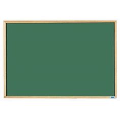 a green chalkboard on a white background